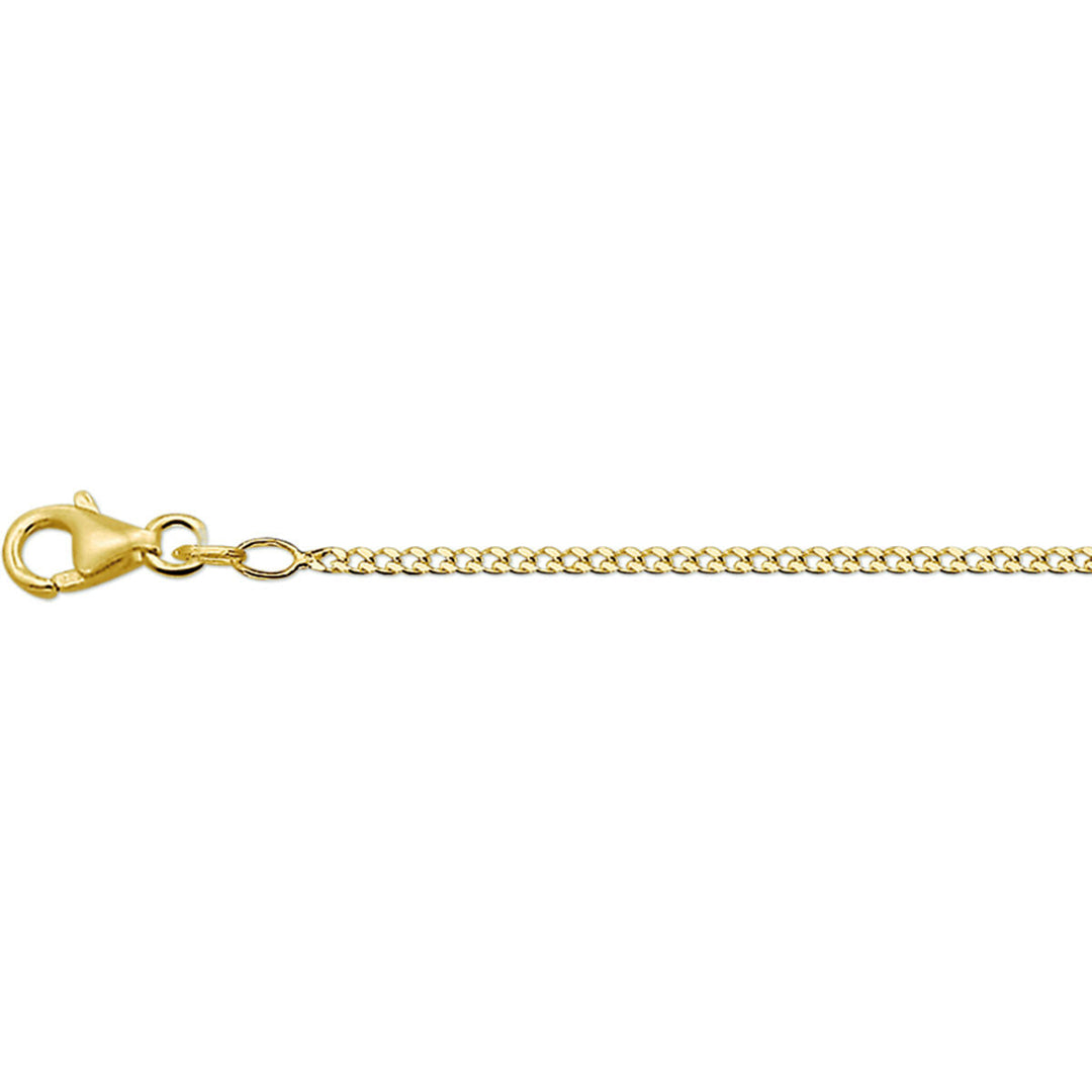 gourmette 4-zijdes geslepen 1,7 mm 14K geelgoud