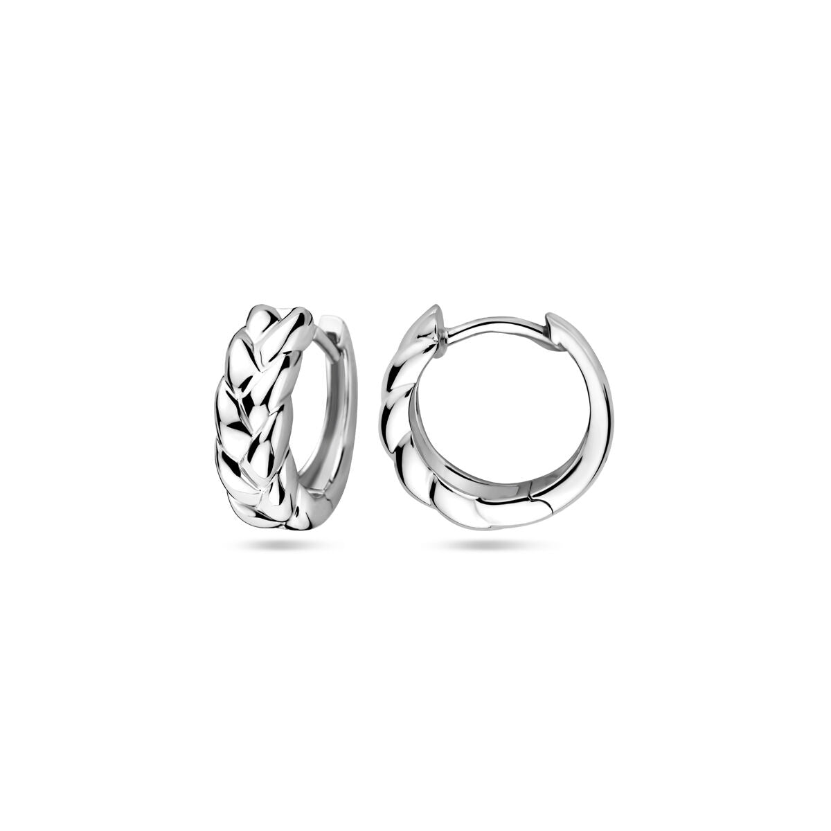 créoles 12,5 mm argent rhodié