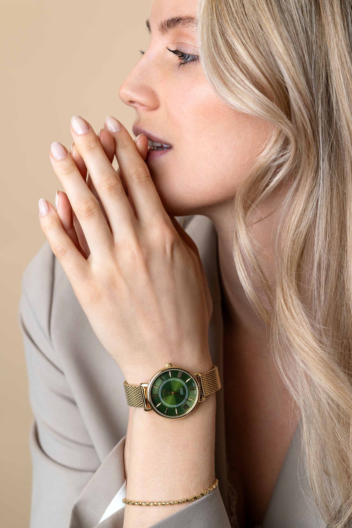Montre plaqué or Ziw2054