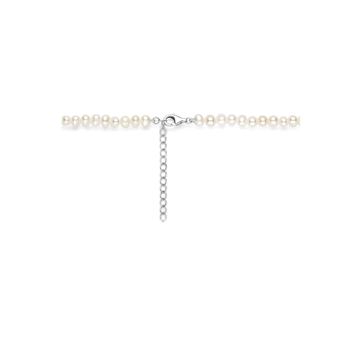 Collier en argent rhodié avec des détails raffinés