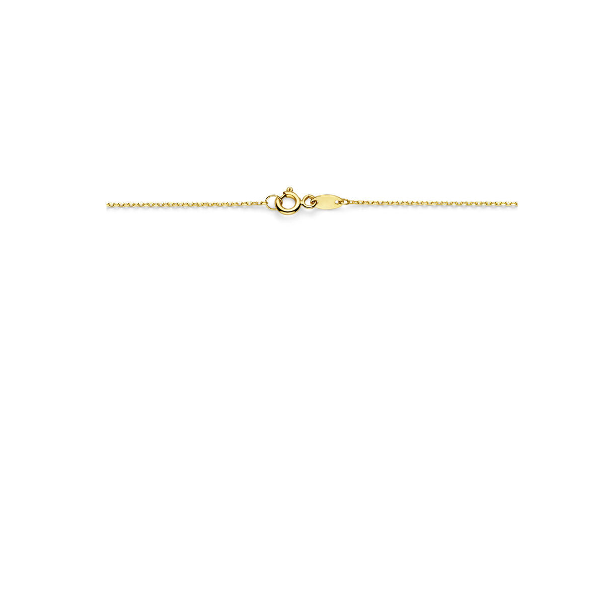 collier 45 cm or jaune 14K
