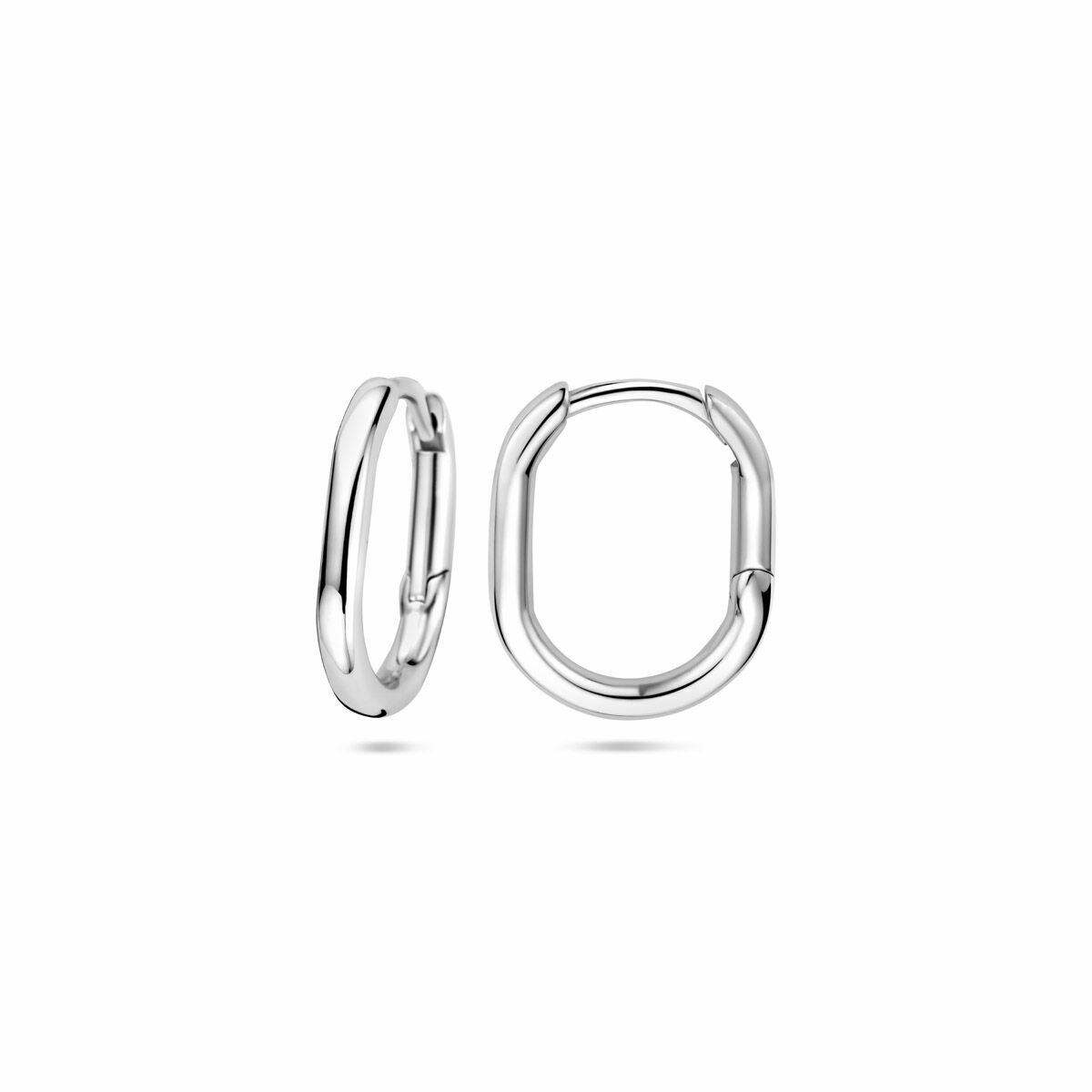 créoles tube 2 mm argent rhodié