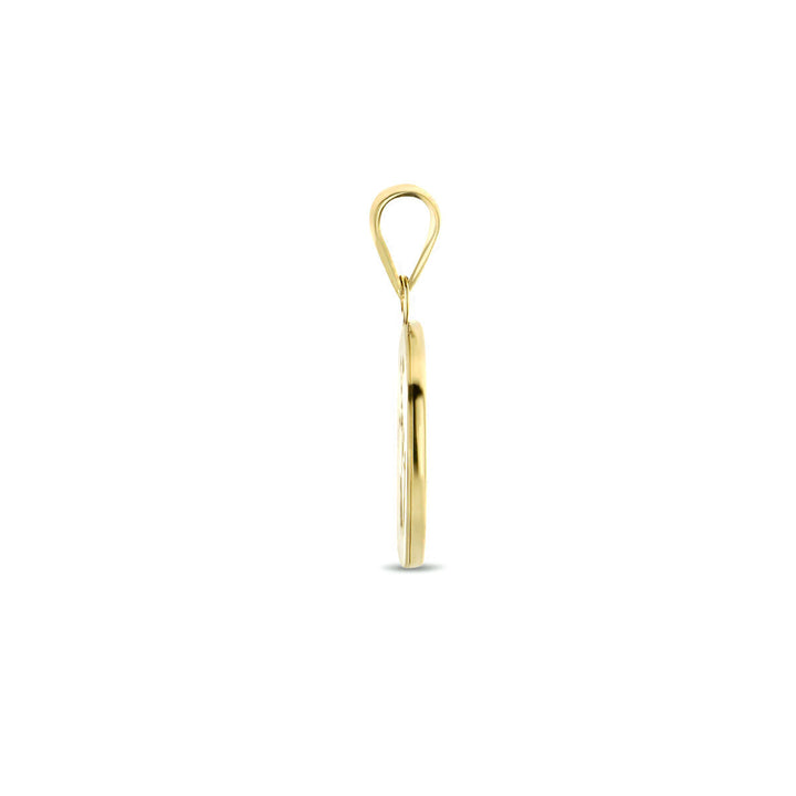 hanger wereldbol 14K geelgoud
