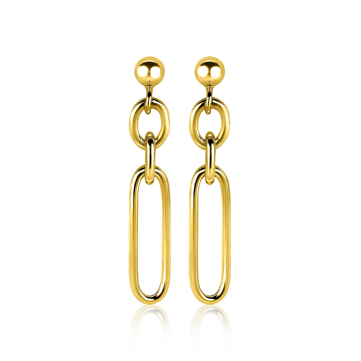 Zinzi Long Boucles d'oreilles Plaqué or Zio1991 G