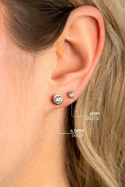 Boucles d'oreilles plaqué or Zio1177 G