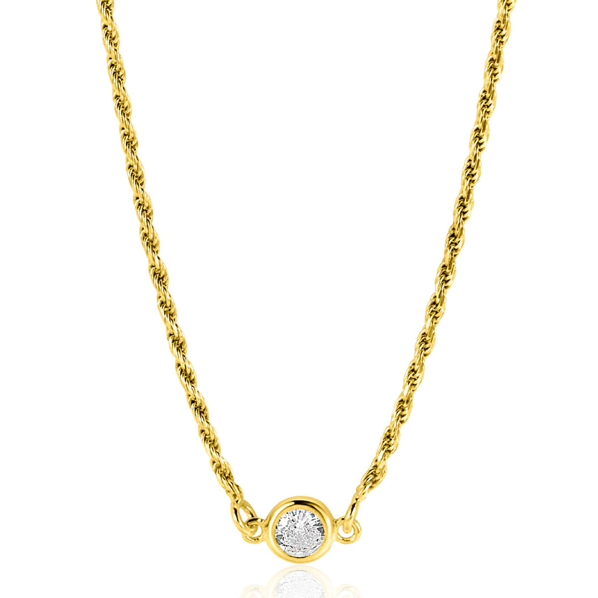 Collier plaqué or Zic2461 Y