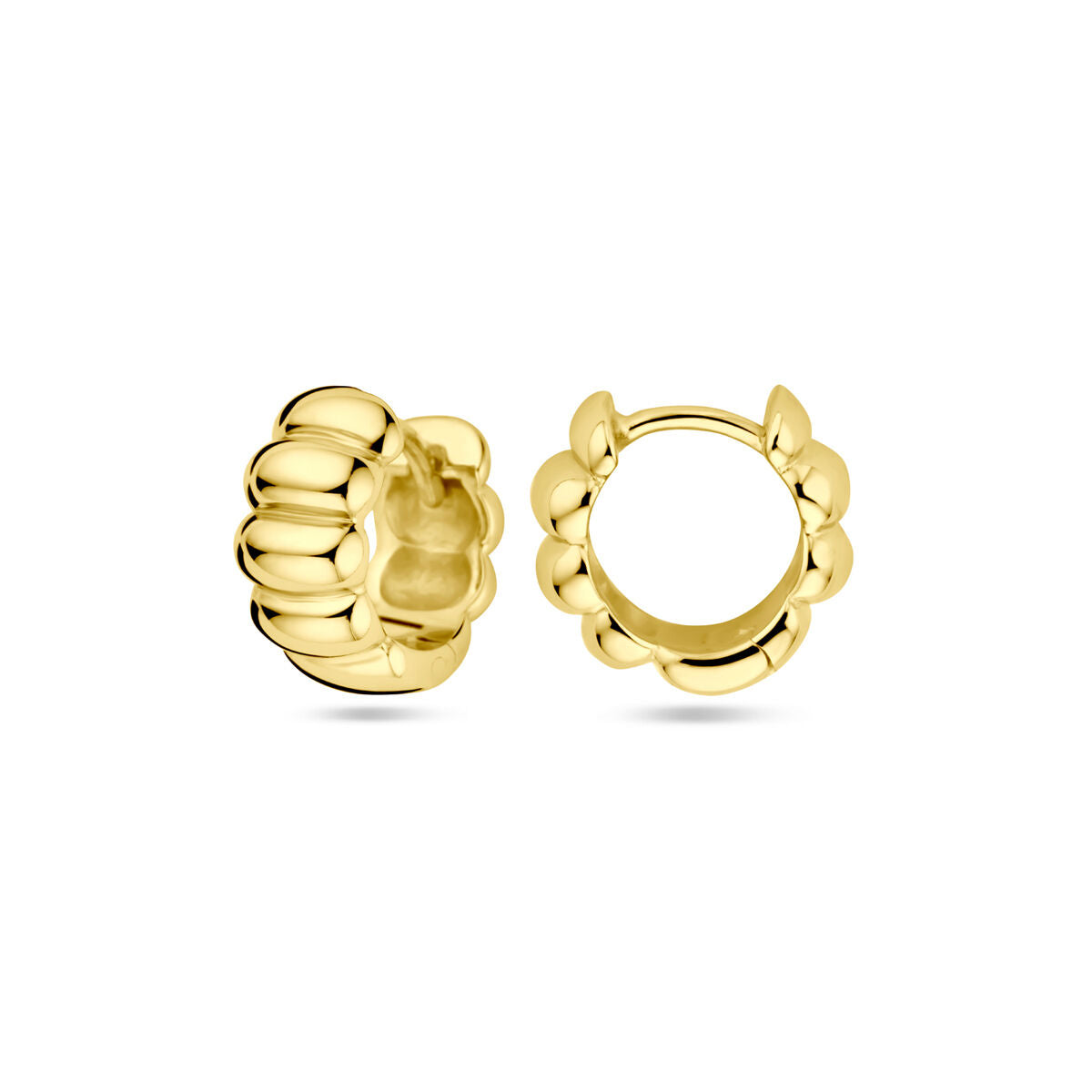 créoles 1 micron argent plaqué or (jaune)
