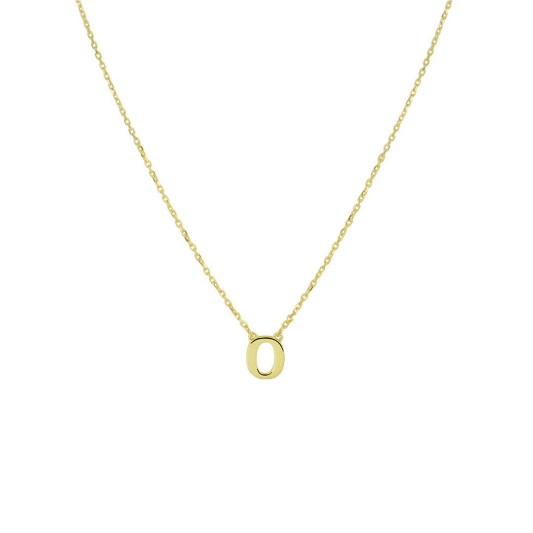 Een delicate 14k gouden dames kettingbrief van de Van der Kooij Collectie, perfect als sieradencadeau voor dames.