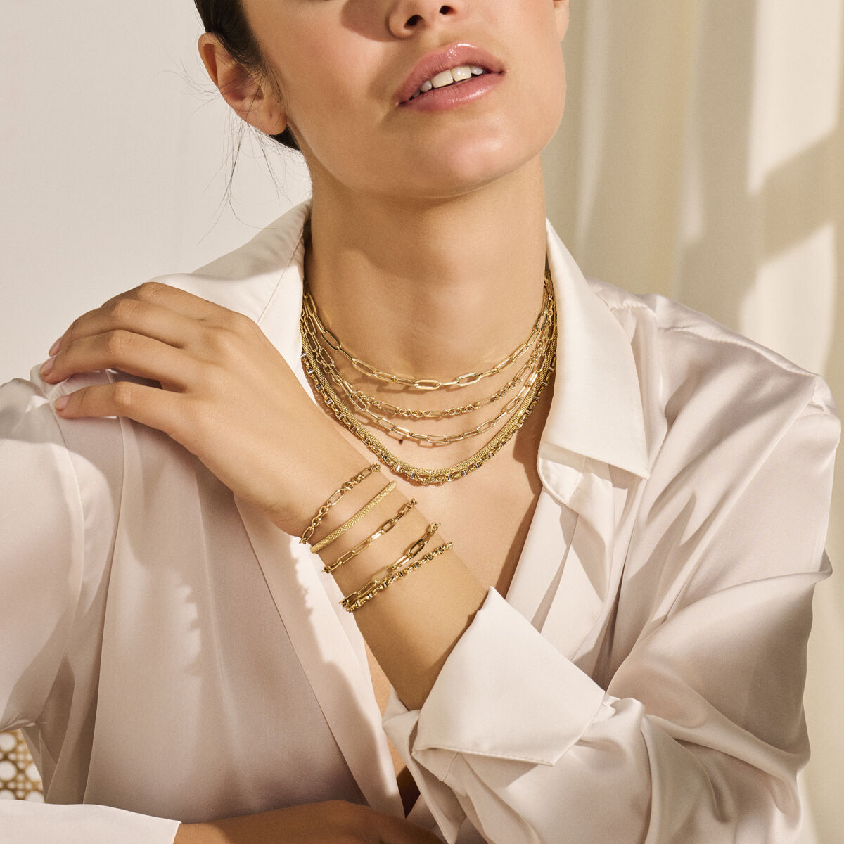 Collier en or pour femme 14K