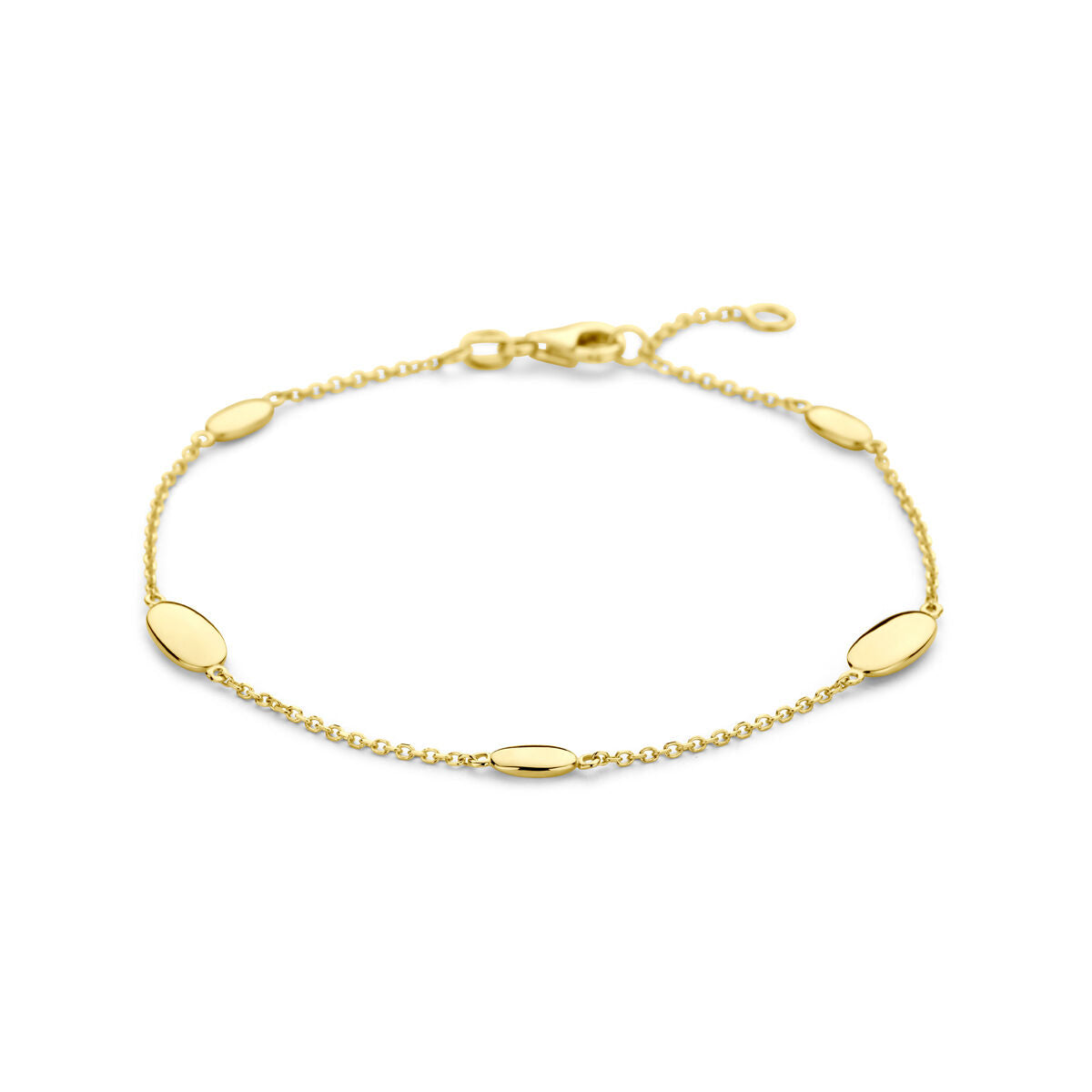 Bracelet en or 14K avec des maillons en forme de panthère.