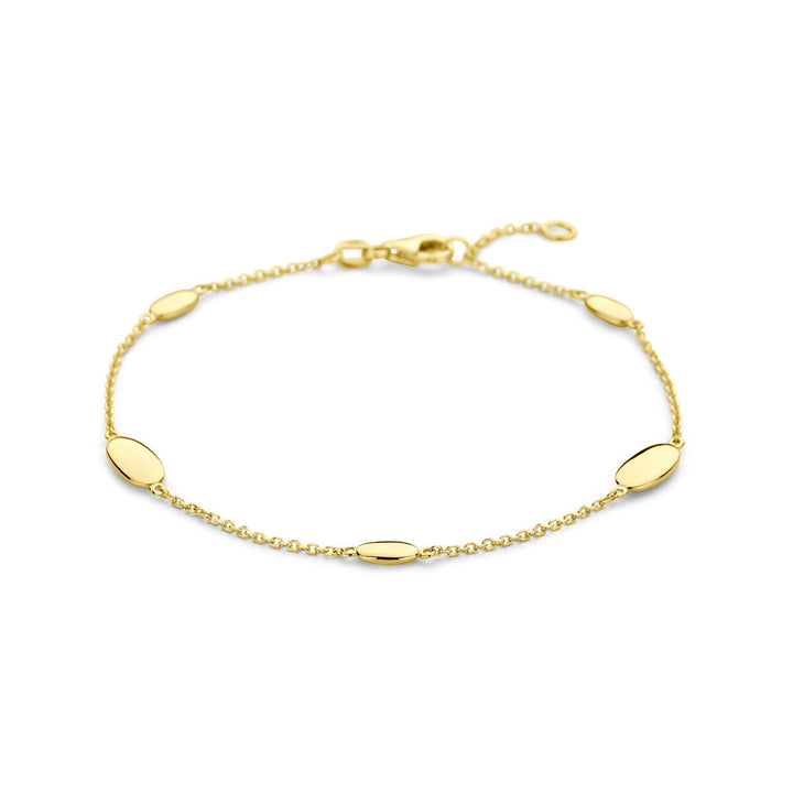 Gouden armband dames panter 14K