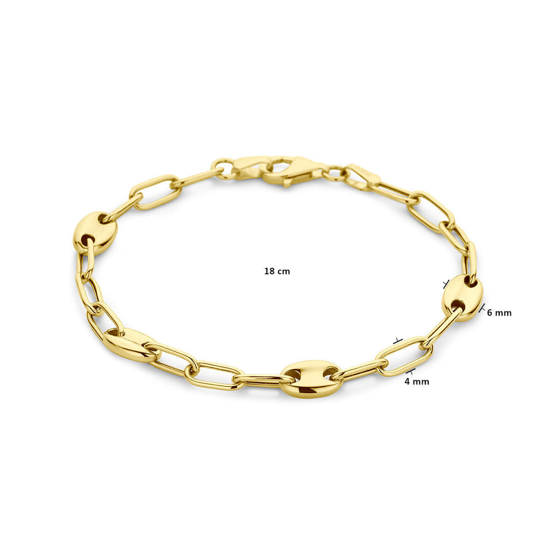 Gouden armband dames 14K