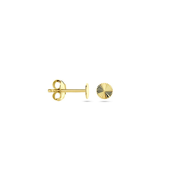clous diamantés 4,0 mm 14K geelgoud