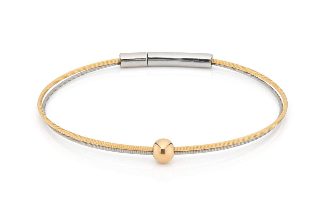 Thinking of You armband bolletje goudkleurig