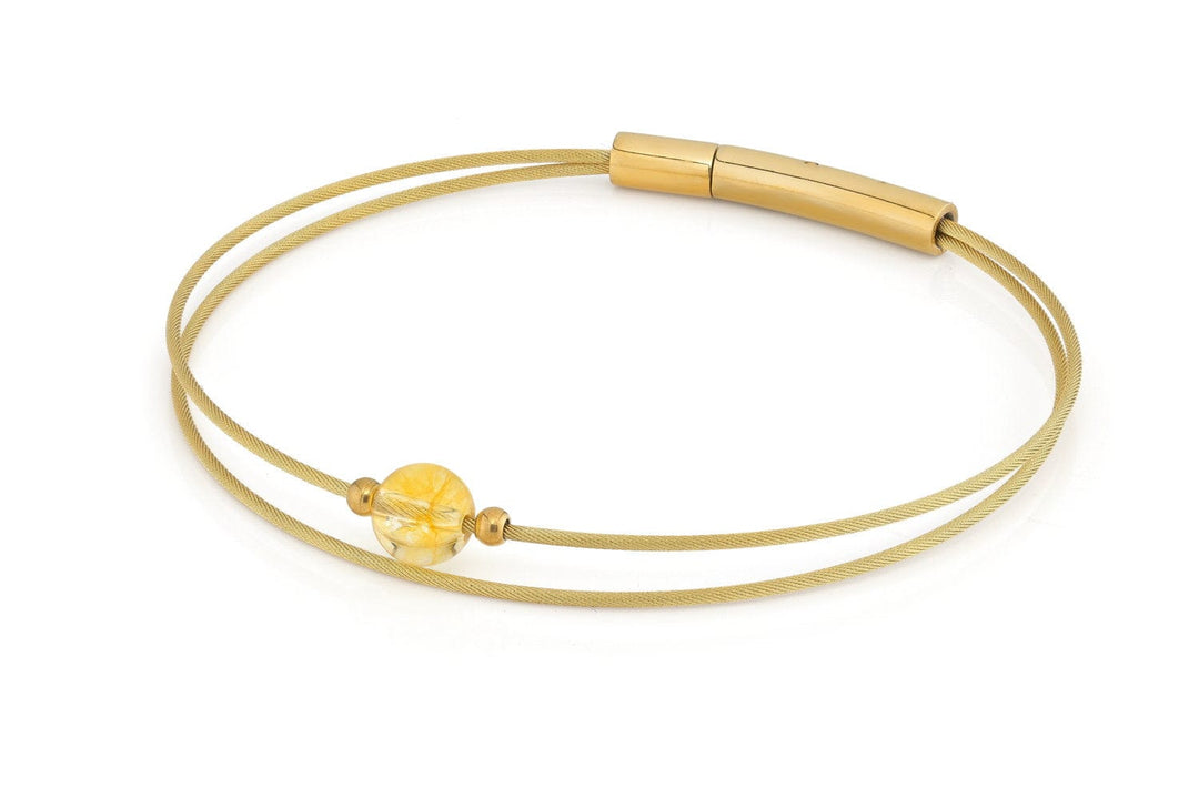 Thinking of You armband Citrien goudkleurig A19GG