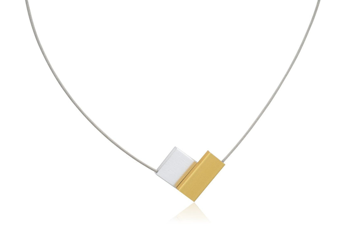 Collier V-vorm Goudkleurig|Geel C150G