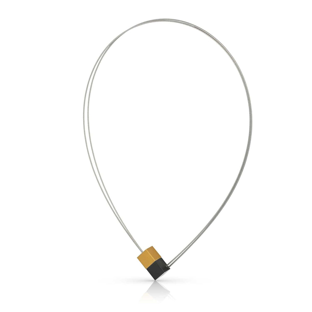 Collier deux cubes C17ZG