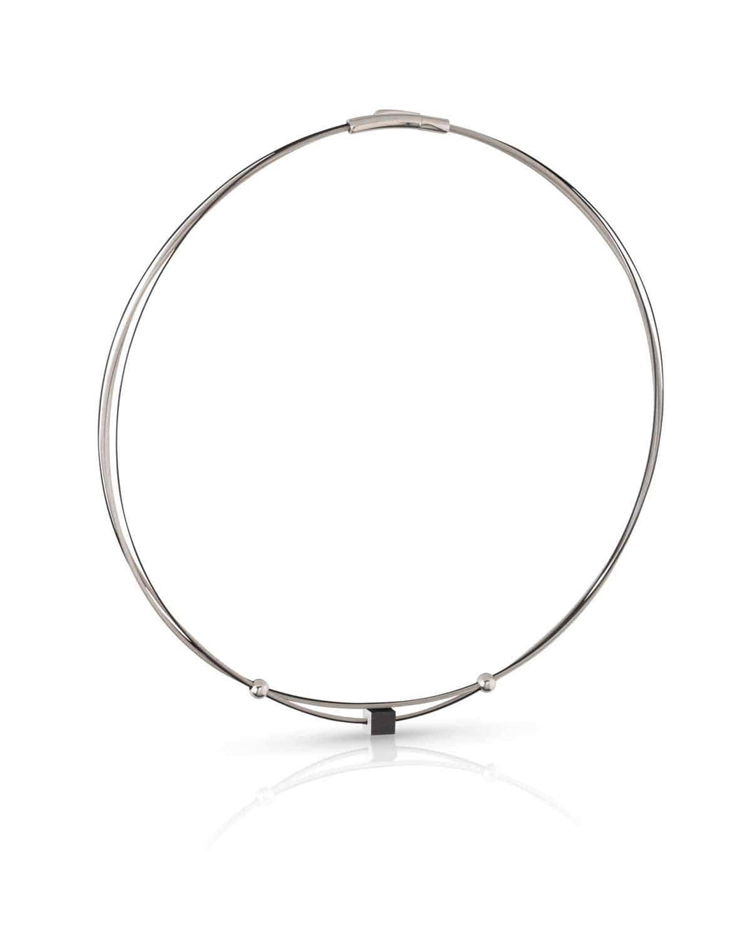 Collier Klein Kubusje Zwart C230Z