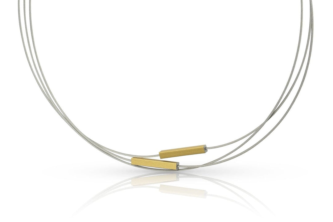 Collier Staafjes Goudkleurig C243G