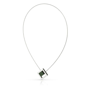 Collier cube en carré C25GR
