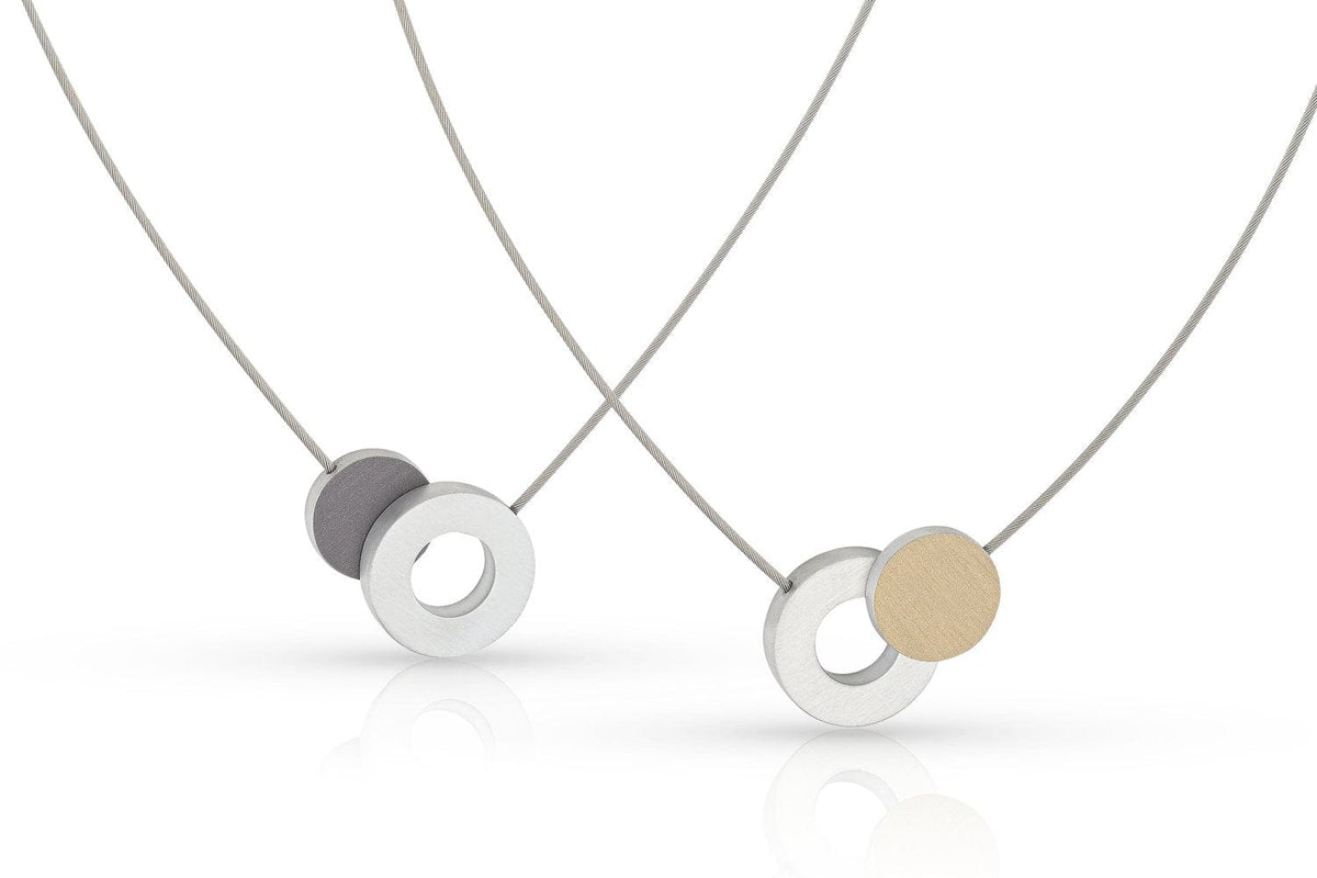 Collier rond coloré et une bague C265G