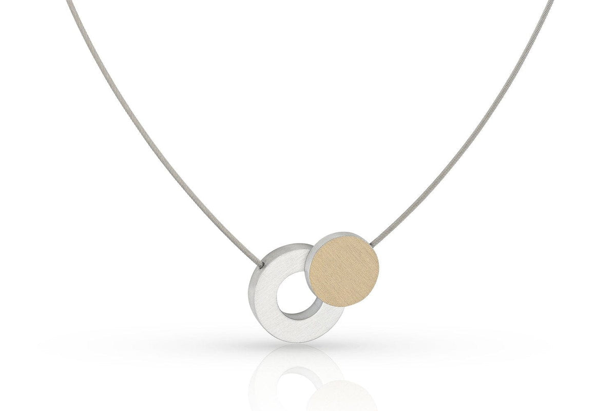 Collier rond coloré et une bague C265G