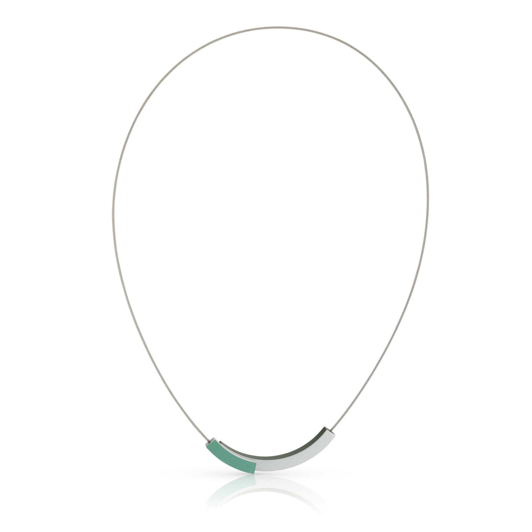 Collier twee boogjes met kleur C271GR