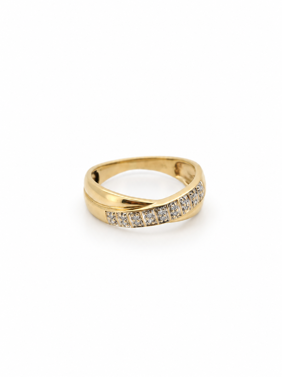 bague vintage en or avec carneool 14k 3.4gr