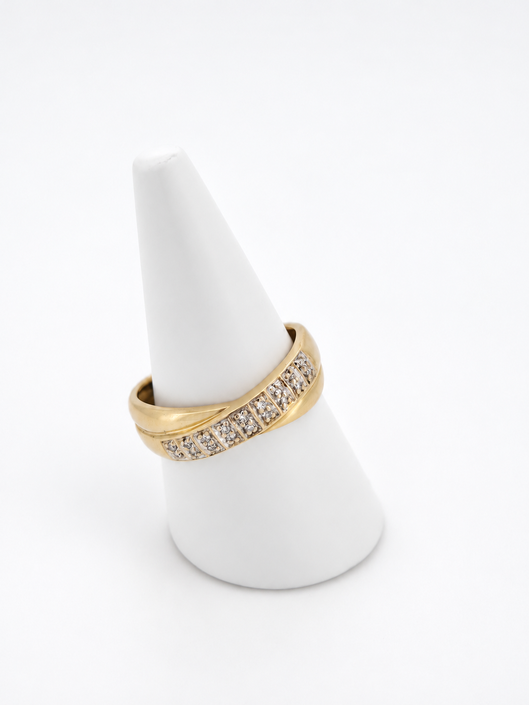 bague vintage en or avec carneool 14k 3.4gr