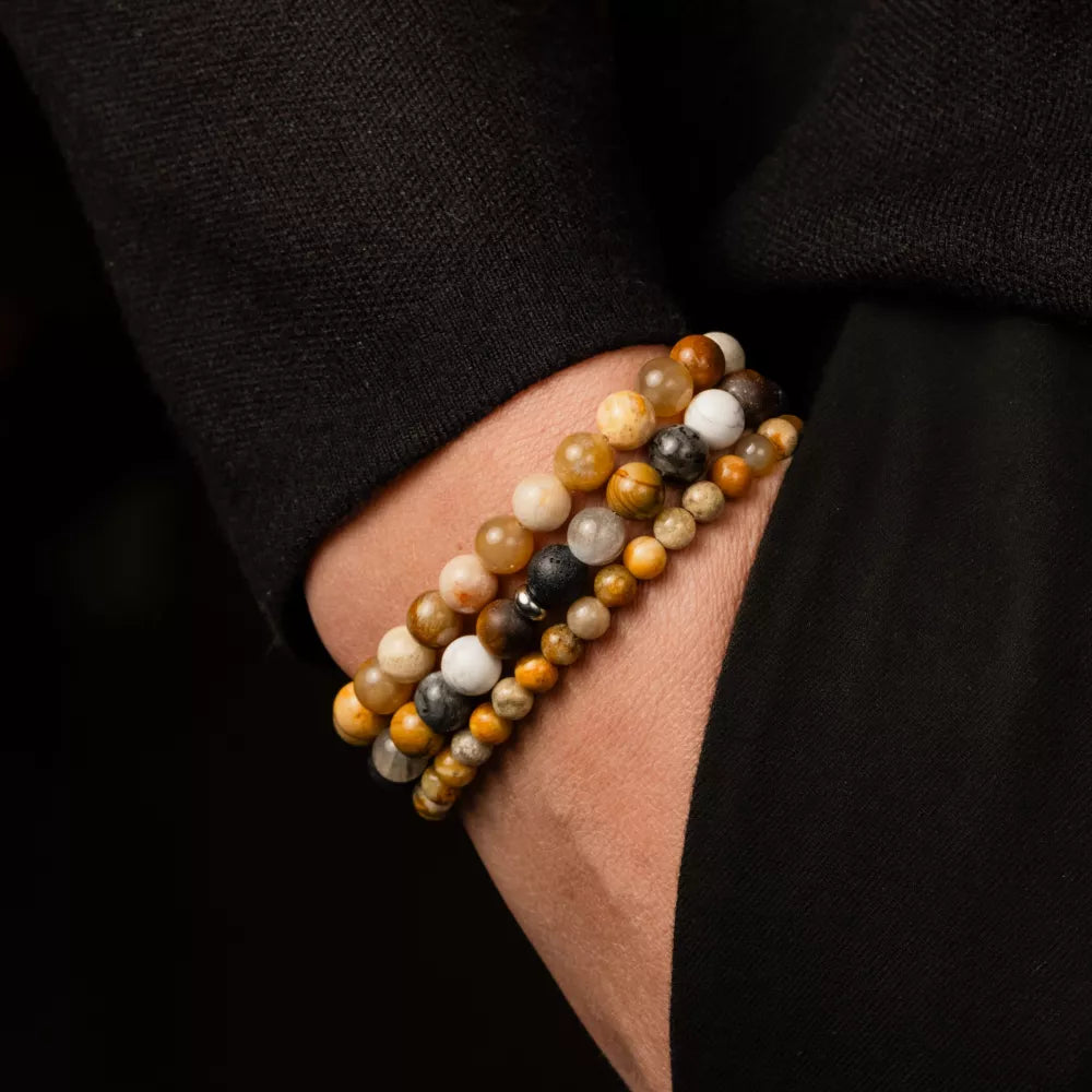 Desert Storm - 8 mm - Bracelet en perles pour homme