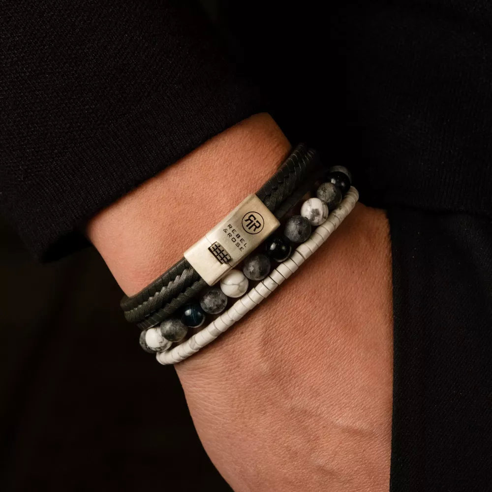 Ocean Rocks -8mm - Bracelet pour homme en perles