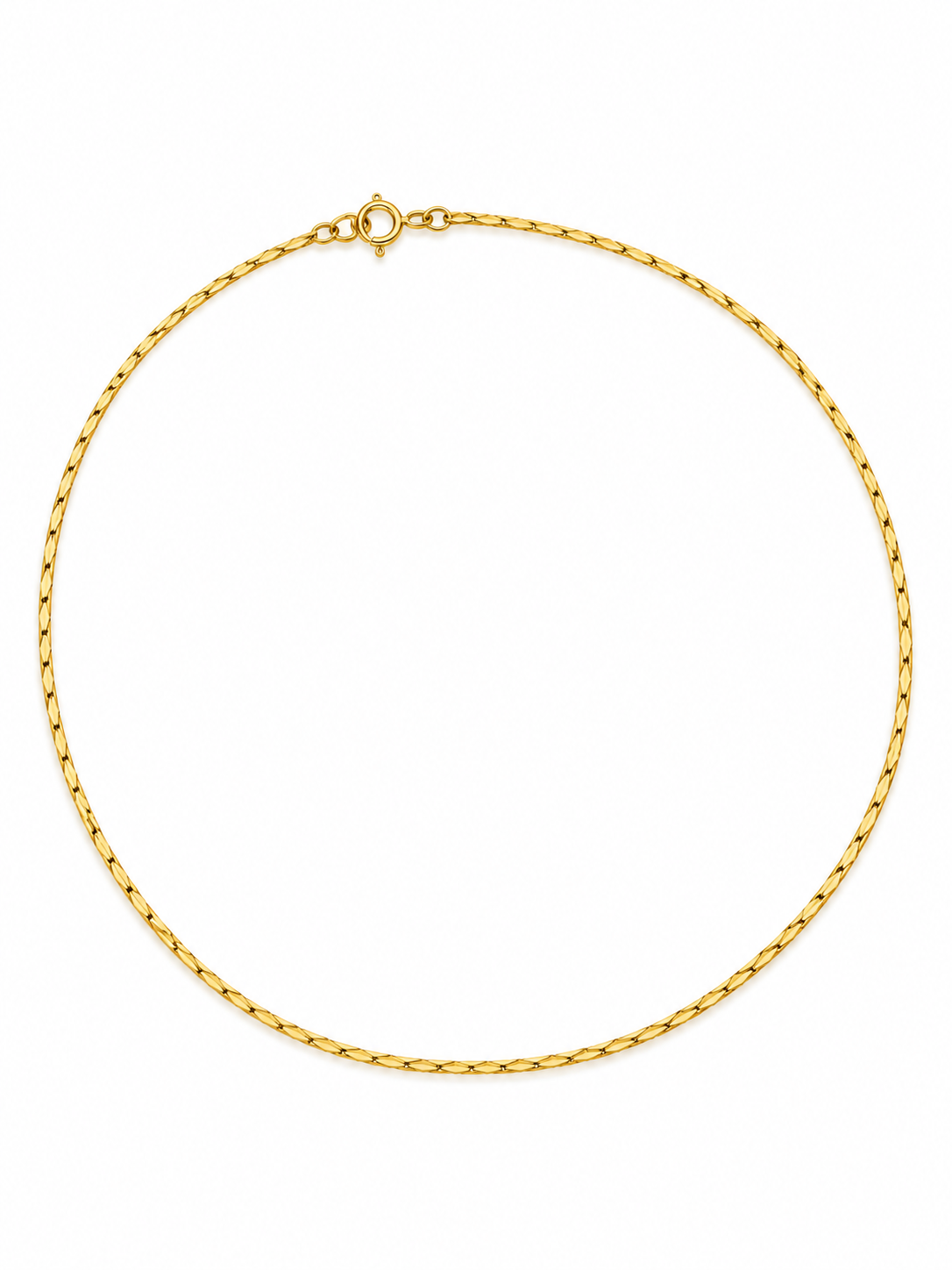 vintage gouden collier 14K cobra 5.5gr