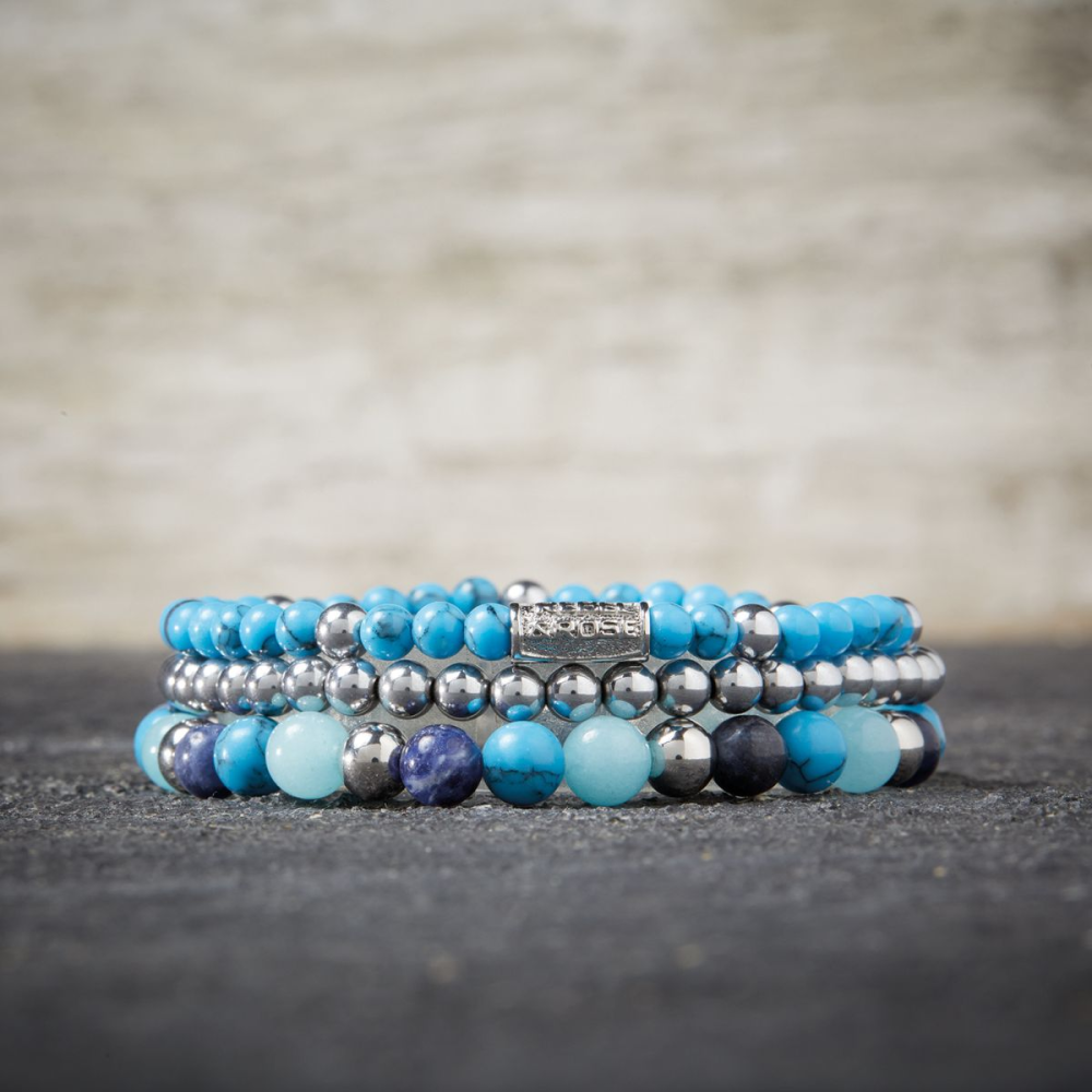 Turquoise Delight II - 4mm - Bracelet pour femme en perles