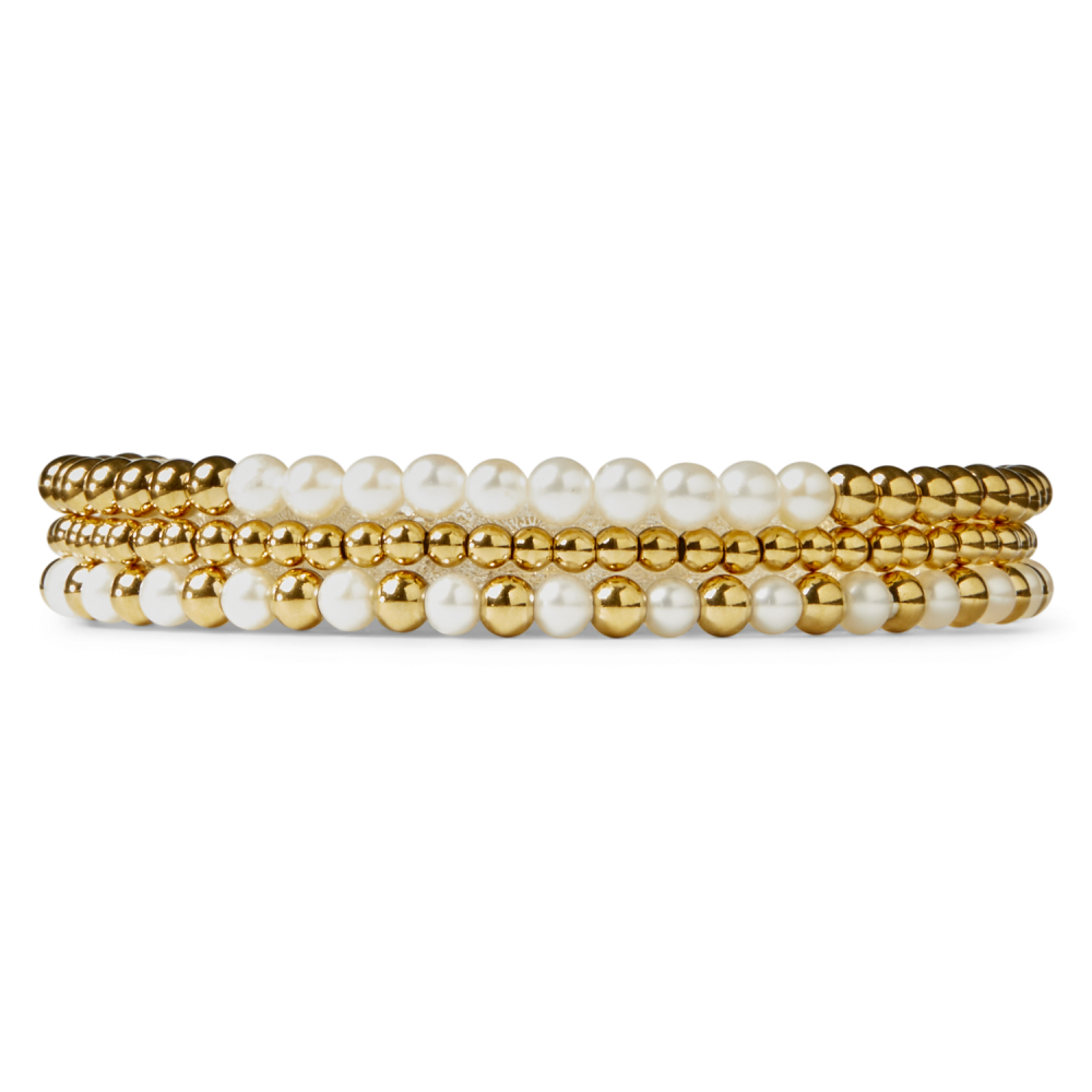 Perle précieuse rencontre Or Jaune - 4mm - Bracelet pour femme