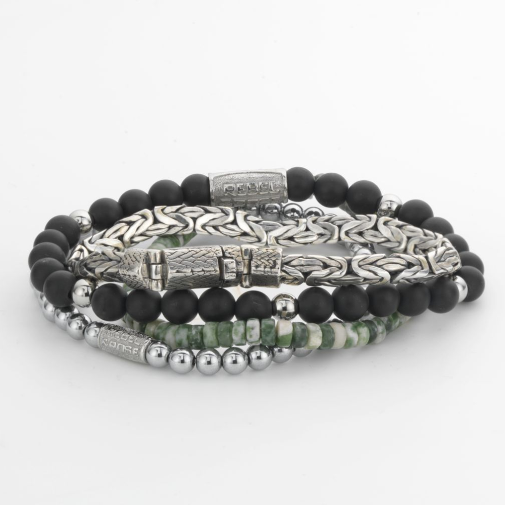 Matt Black Madonna - 6mm - Bracelet perles pour femme