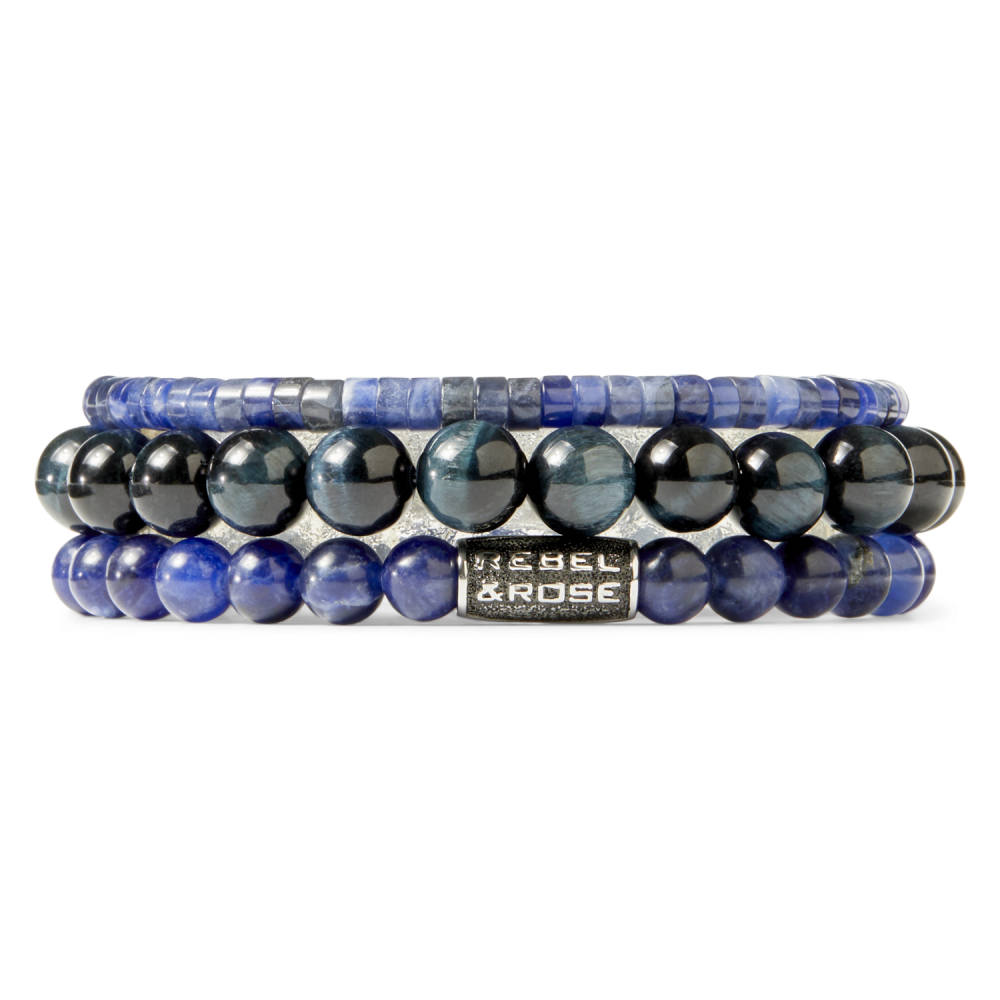 Midnight Blue Vintage - 6mm - Bracelet pour homme