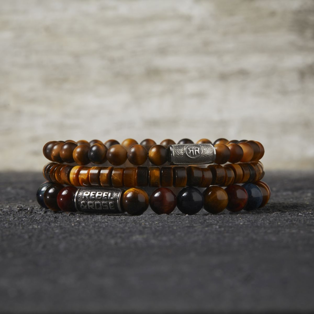 Who's afraid of the Tiger Vintage - 8mm - bracelet pour homme