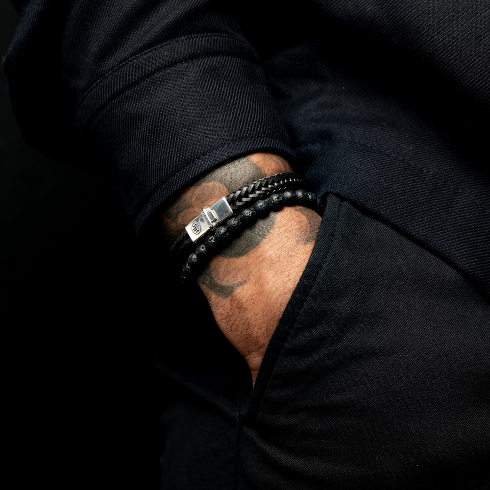 Black Moon - All-Black - 6mm - Bracelet pour homme