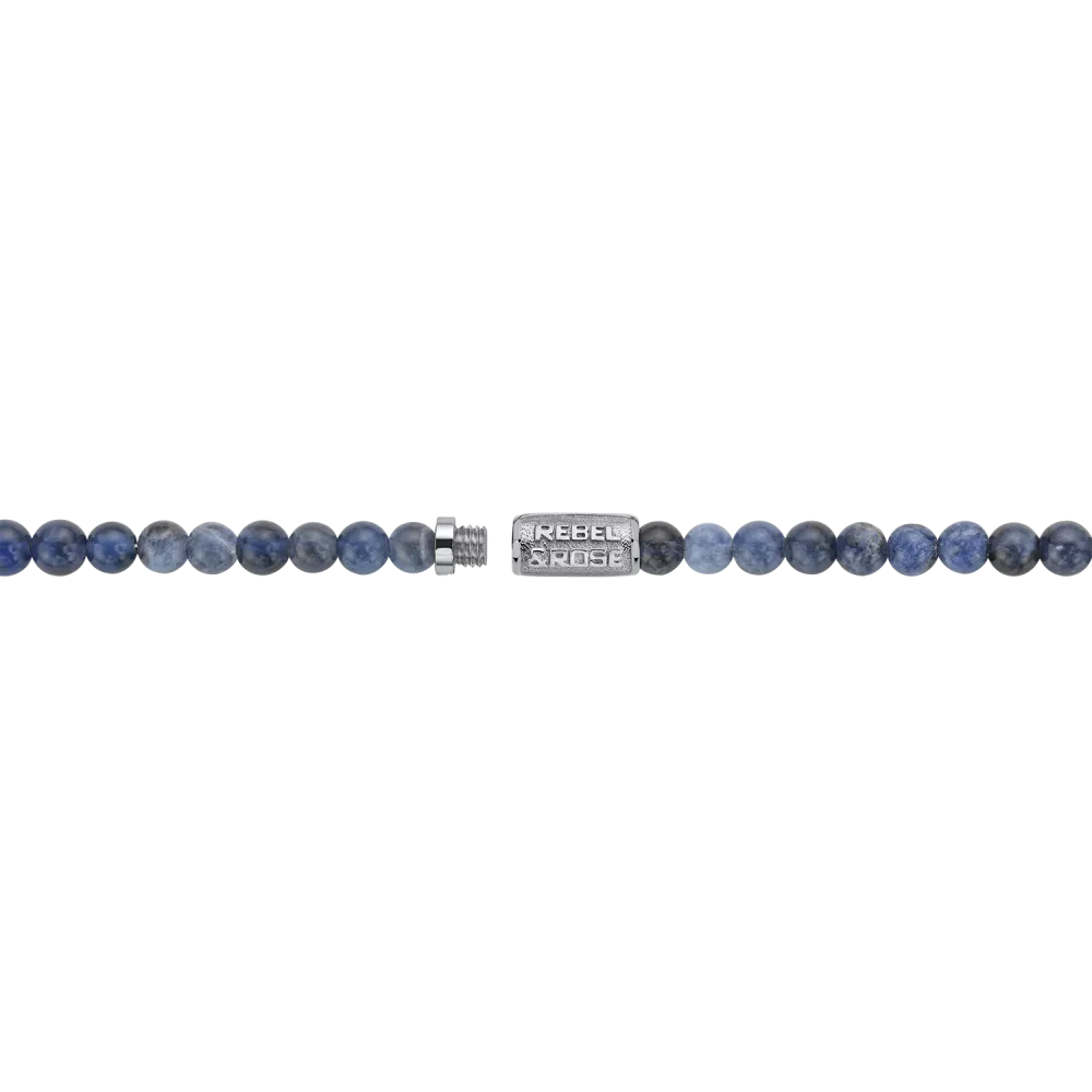 Collier Bleu Nuit - 4mm (55cm)