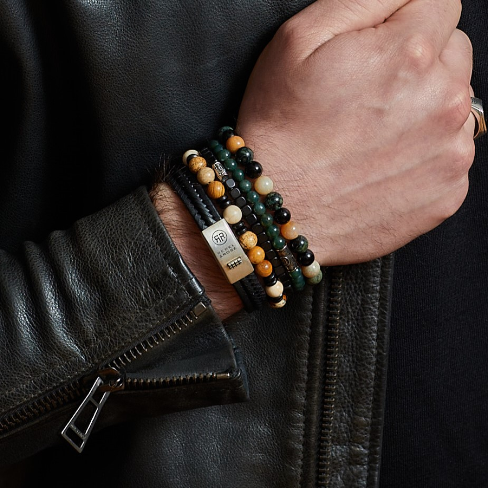 Secret Garden Vintage - 6mm - Bracelet pour homme en perles