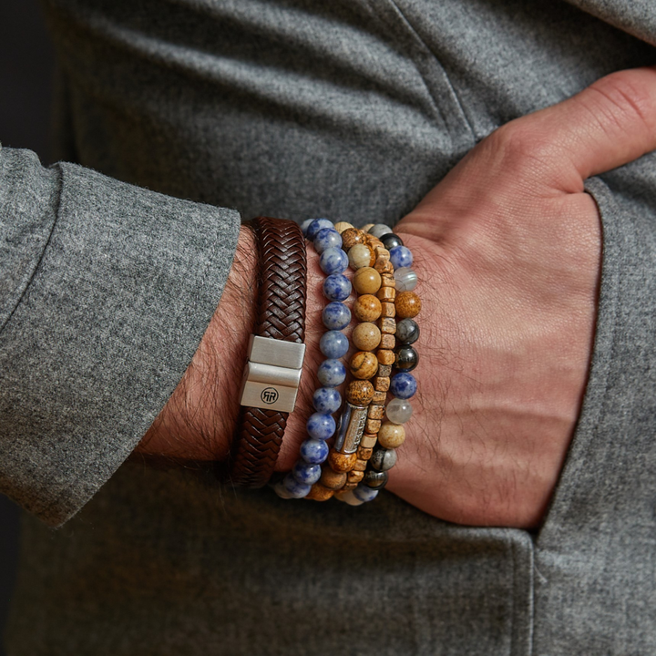 Delfts Blue - 8mm - Bracelet pour homme