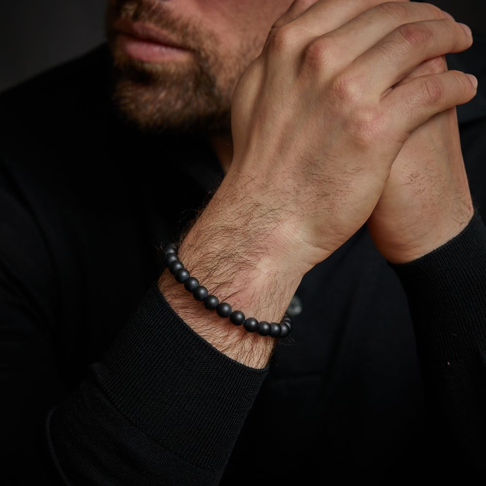 Mad Panther - 8mm - Bracelet en perles pour homme