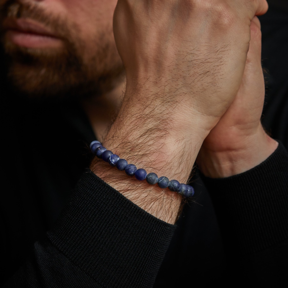Matt Midnight - 8mm - Bracelet pour homme en perles
