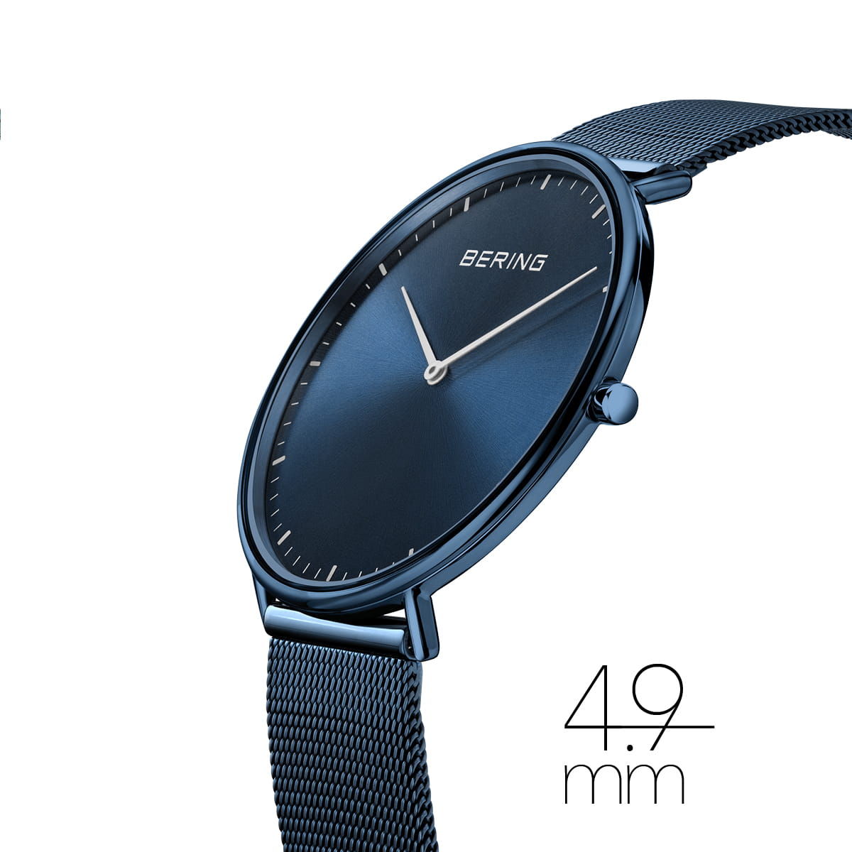 bering montre unisexe cadran bleu - 15739-397
