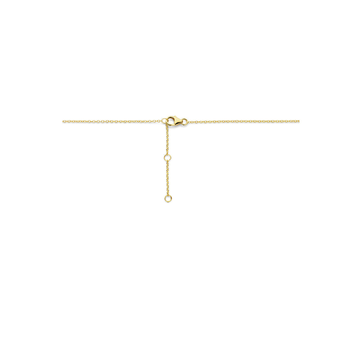 collier love 41 - 43 - 45 cm 3 microns argent plaqué or (jaune)