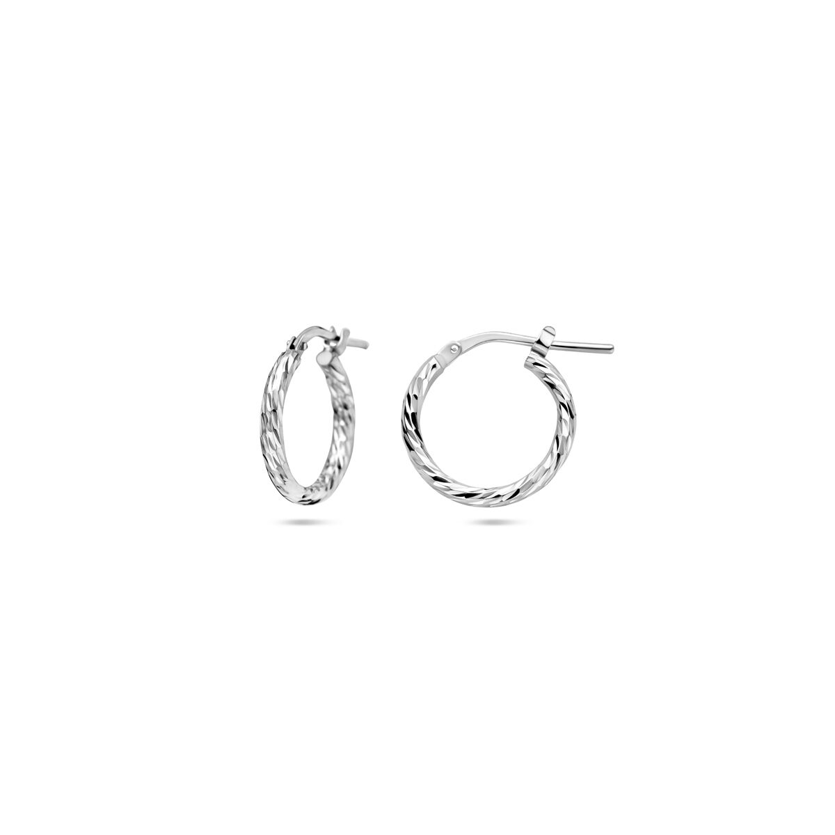 créoles diamantées 2,0 mm