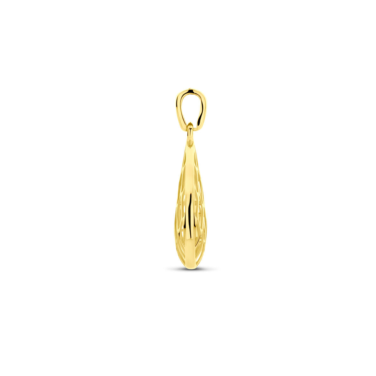 Pendentif en or jaune 14k – 24x12mm pour femme
