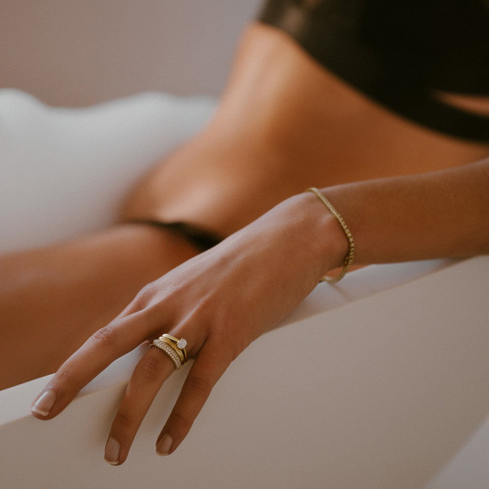 Bracelet Chloe 1,00 crt. or jaune