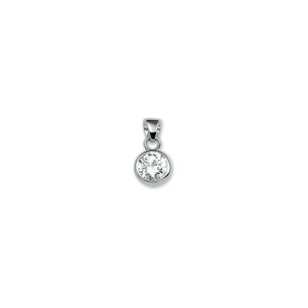 hanger zirkonia zilver gerhodineerd