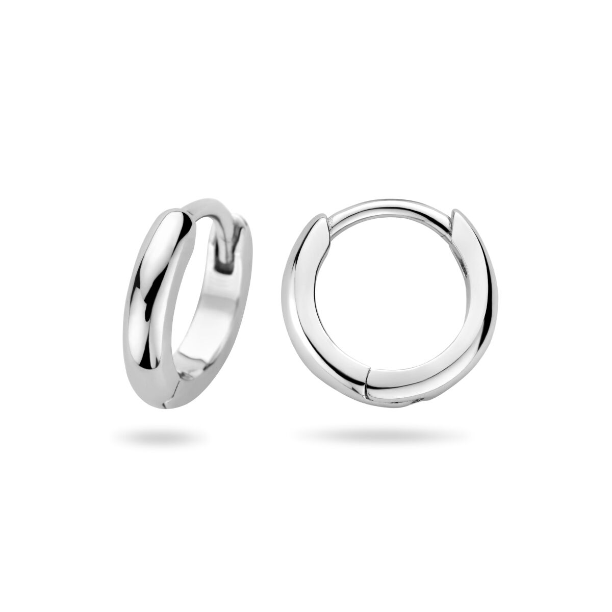 créoles argent rhodiées